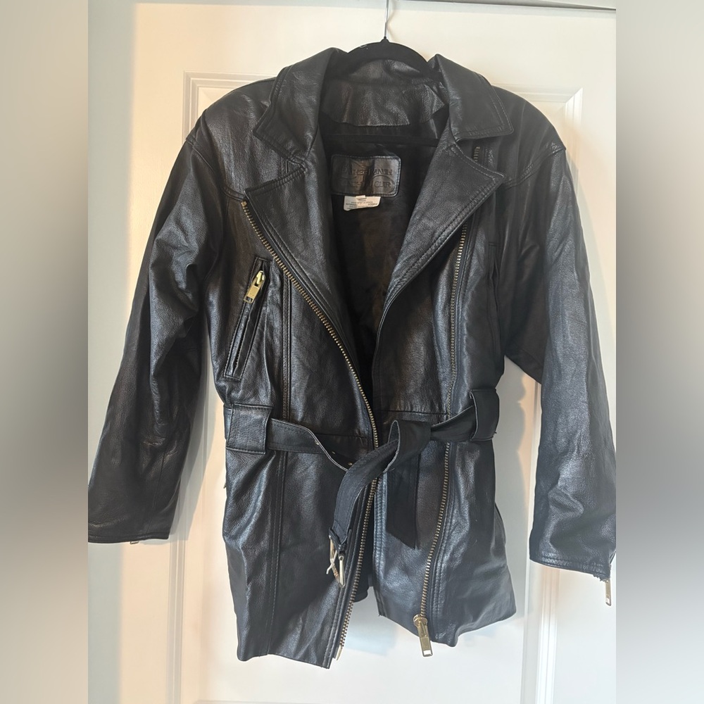 The Leather Ranch Black Vintage Leather Jacket